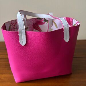 Estee Lauder Pink Floral XL Beach Tote